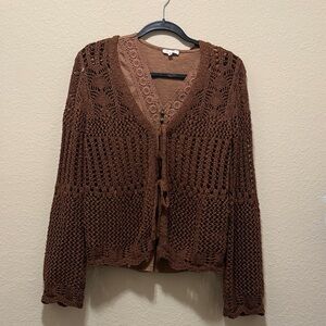 #252. Maurices Crochet Cardigan